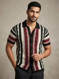 Multi Colour Cotton Knitted Shirt